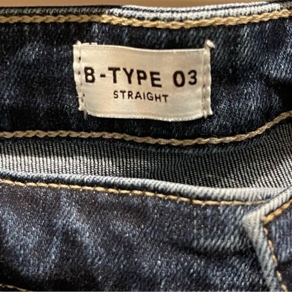 AG Adriano Goldschmied Women's Size 31x29 B-Type Straight Leg Dark Blue Denim J - Picture 3 of 12